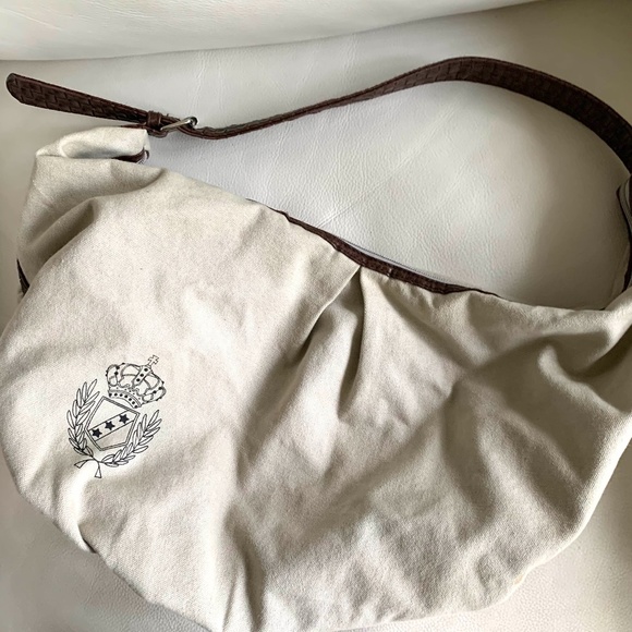 Japan made beige color hobo bag - Picture 3 of 8